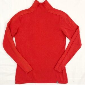 Title Nine Davis coral color mock neck sweater Size XL
